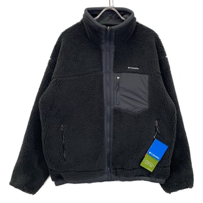 コロンビア ブラック PM3437-010 シカゴアべニューリバーシブルフリースジャケット Chicago Avenue Reversible Fleece Jacket M