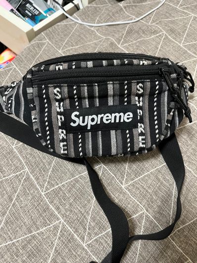 Supreme Woven Stripe Waist Bag Supreme Woven Stripe Waist Bag