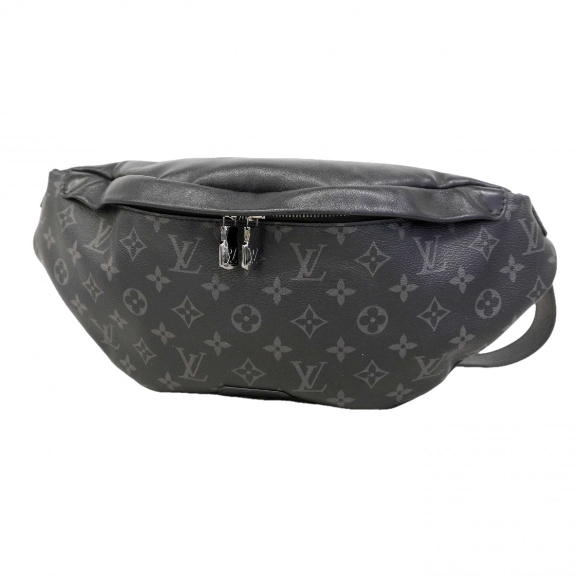 【6de5680-k】ルイヴィトン ボディバッグ モノグラム・エクリプス ディスカバリーバムバッグPM M46035 ブラック【中古】メンズ