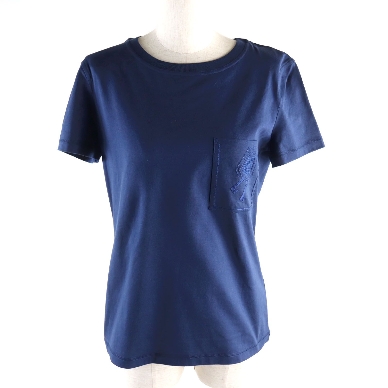 エルメス
 半袖Ｔシャツ ブルー レディース 36