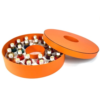 エルメス HERMES レ マン エルメス アドベントリース 24 2023年クリスマス限定 X’MAS マニキュア 24本 15ml ネイル ネイルカラー 雑貨 陶器 マルチカラー 未使用