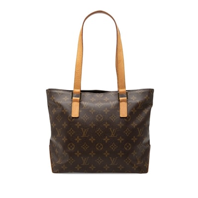 ルイ ヴィトン モノグラム カバピアノ トートバッグ ショルダーバッグ M51148 ブラウン PVC レザー レディース LOUIS VUITTON 【中古】
