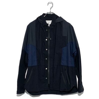 sacai 21AW Cotton Poplin Shirts Jacket "Black"