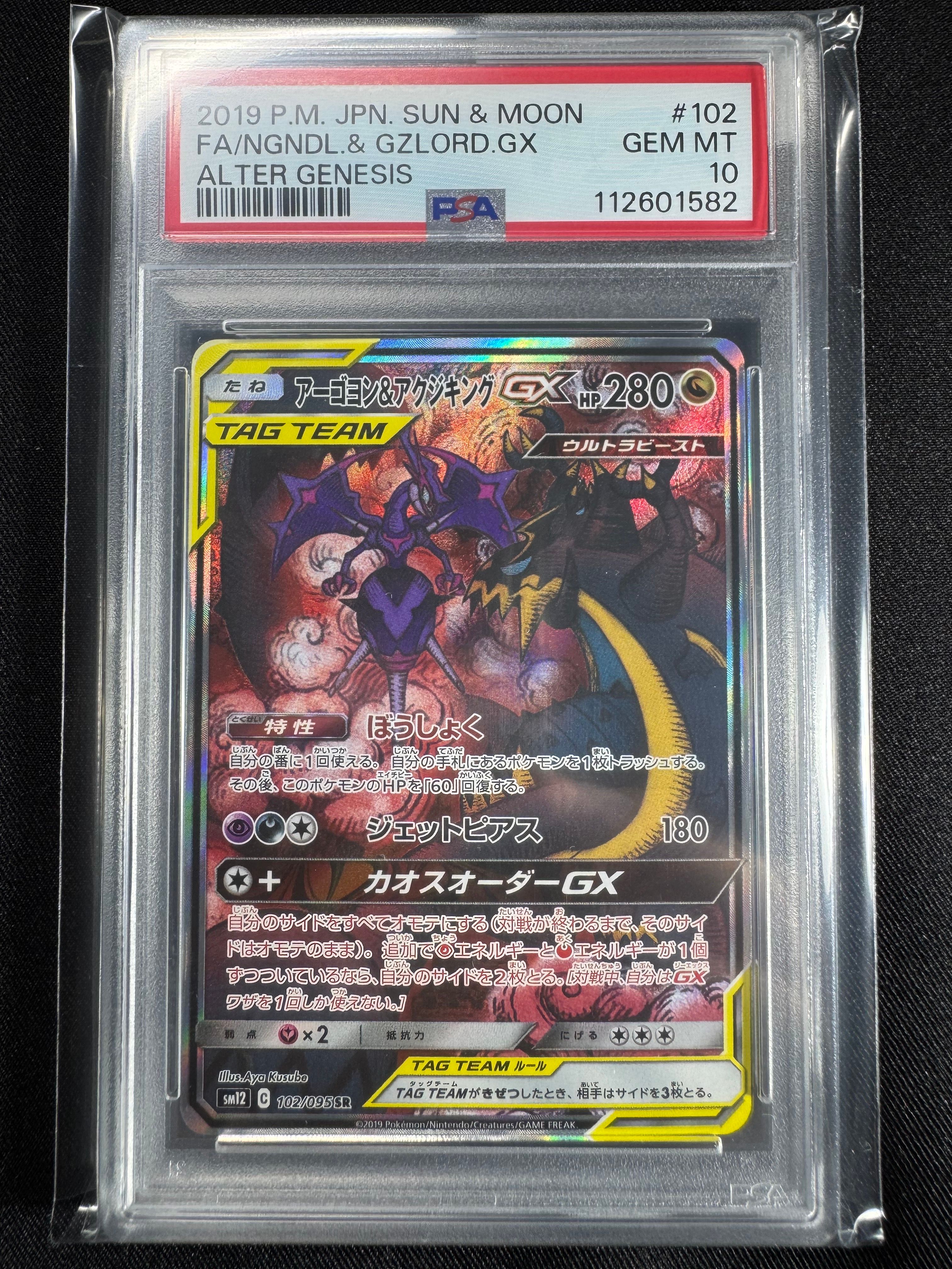 アーゴヨン&アクジキングGX SR: SA[SM12 102/095](拡張パック「オルタージェネシス」)