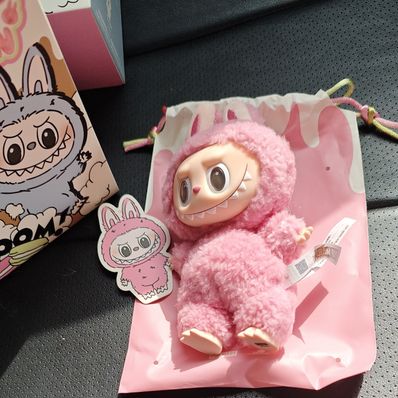 POP MART THE MONSTERS (LABUBU) Exciting Macaron Plush Series LYCHEE BERRY