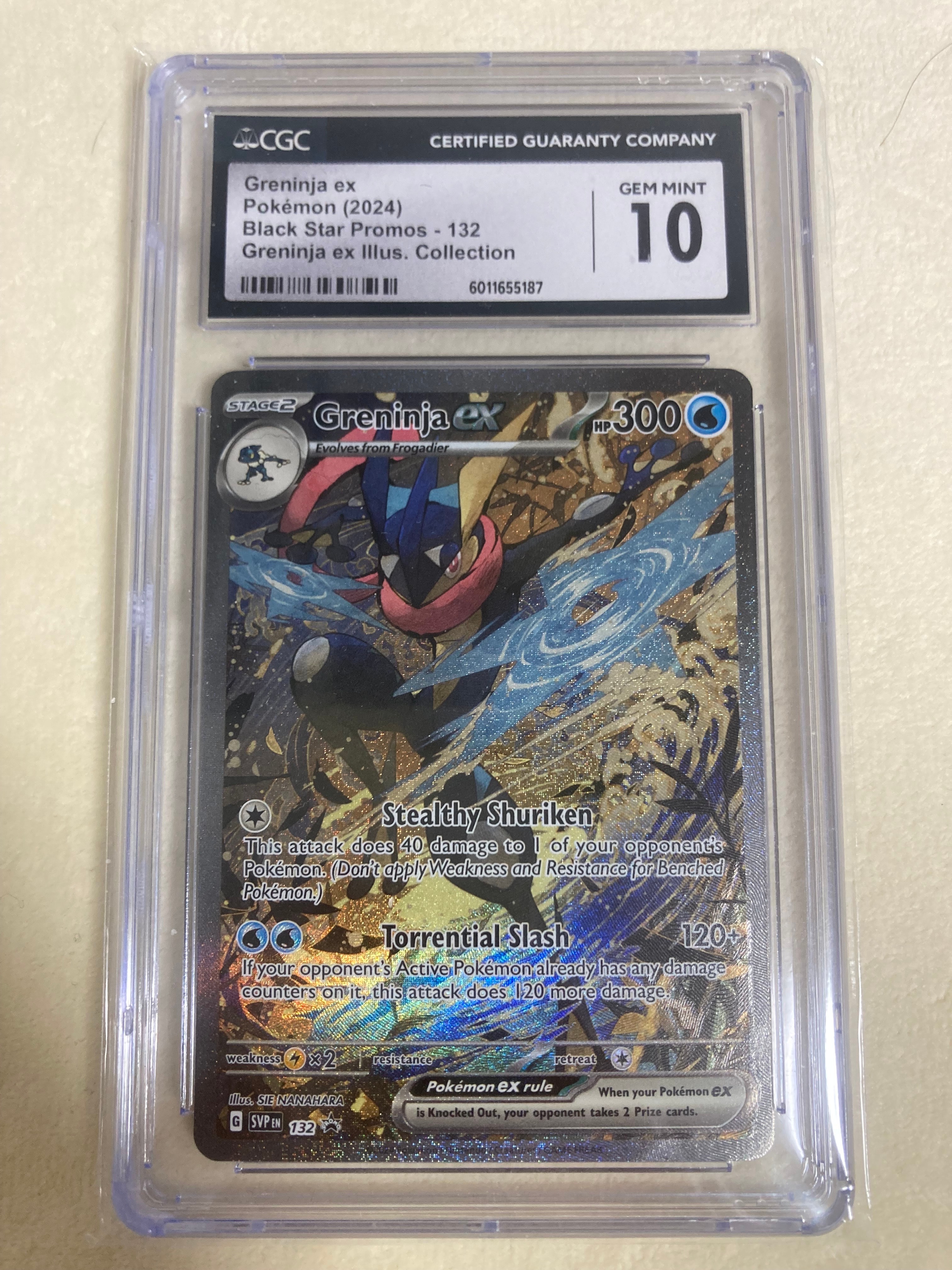 ゲッコウガex P [SVP EN 132]【英語版】(スカーレット&バイオレット「シュラウデッドフェイブル ゲッコウガex スペシャルイラストレーション コレクション」)