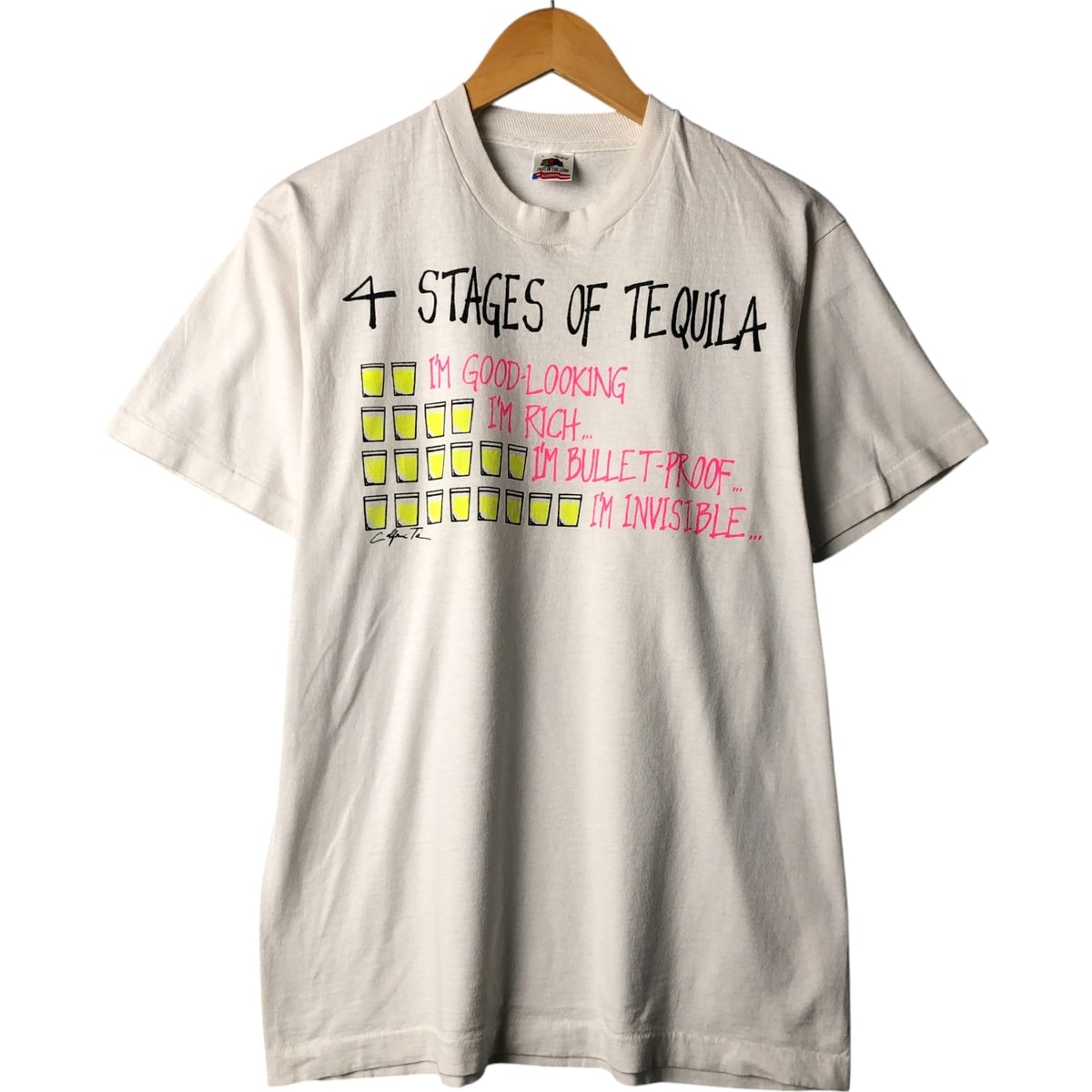古着 90年代 フルーツオブザルーム FRUIT OF THE LOOM プリントTシャツ USA製 メンズL相当 ヴィンテージ/eaa565736