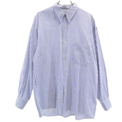 KENZO ケンゾー 90s オールド ストライプ柄 長袖 シャツ 3 ブルー