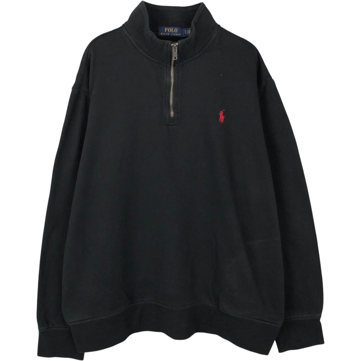 古着 ラルフローレン Ralph Lauren POLO RALPH LAUREN ハーフジップスウェットシャツ トレーナー メンズXL相当/eaa647547