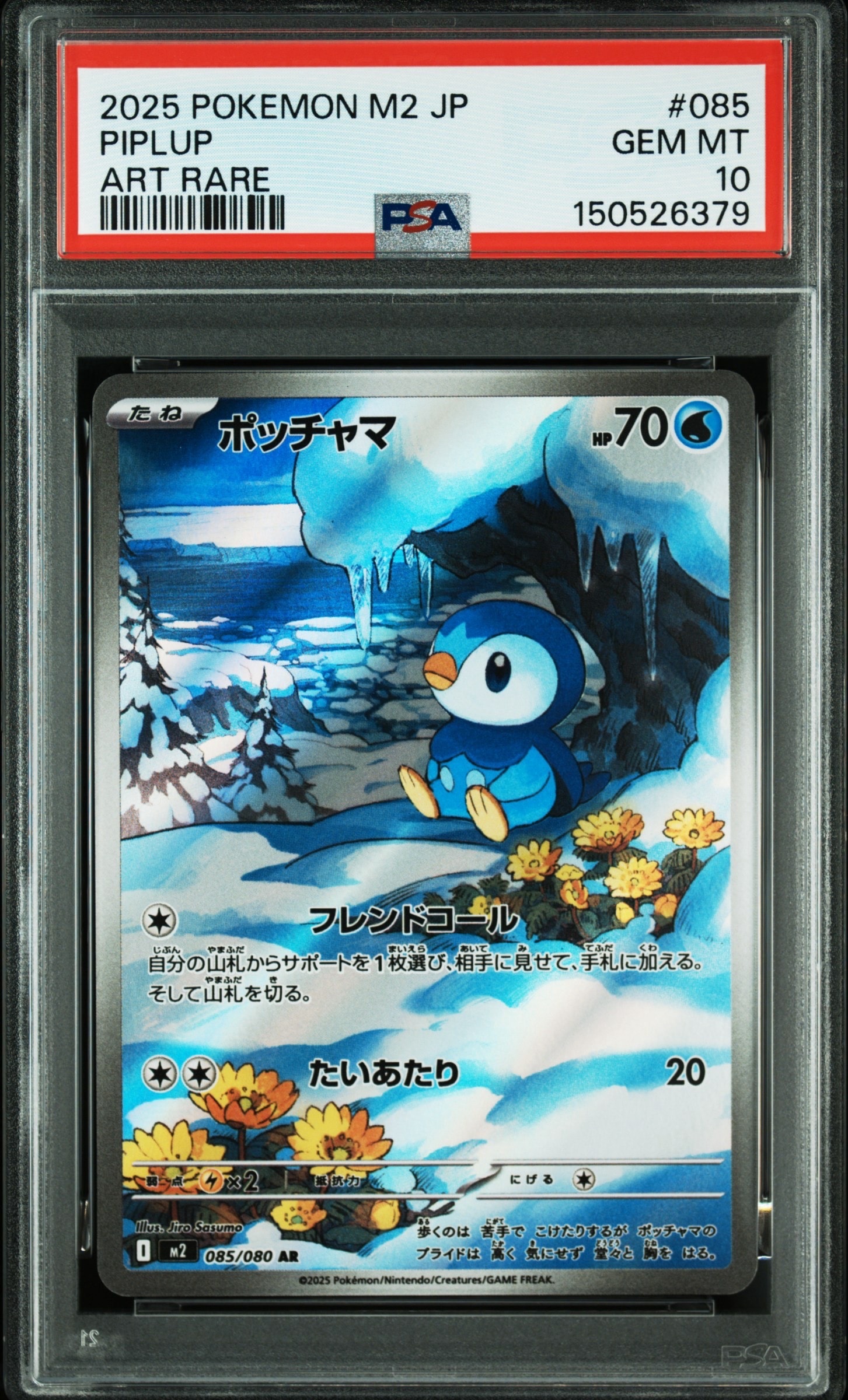PSA10】ポッチャマ AR [M2 085/080](拡張パック「インフェルノX」) 1枚