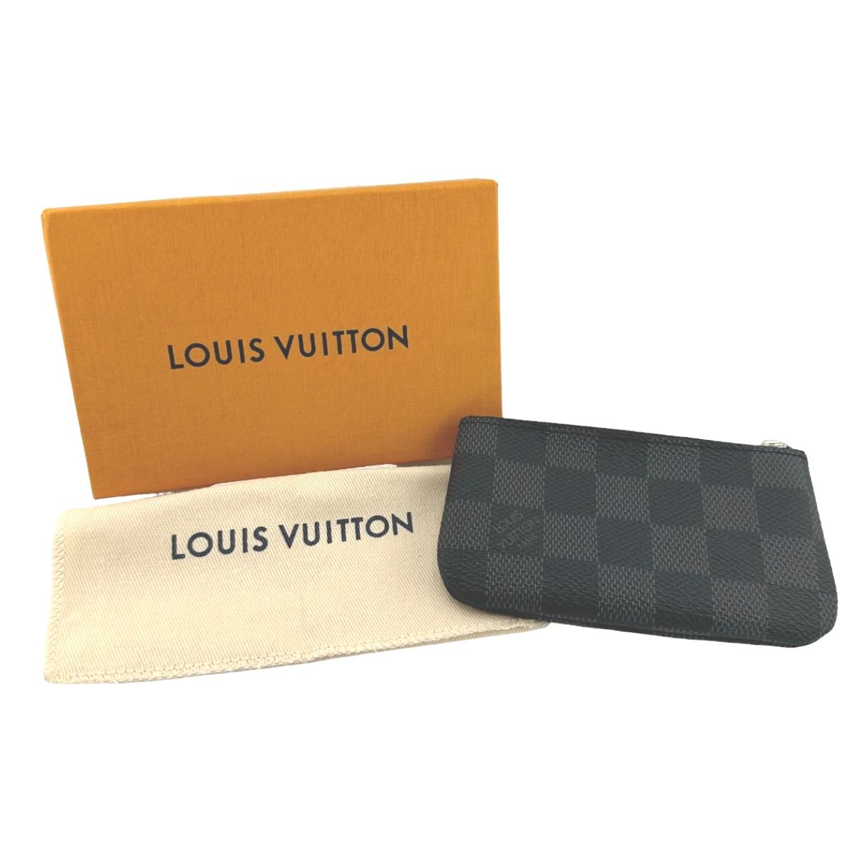 ルイヴィトン LOUIS VUITTON ポシェットクレ N60155 グラフィット キーケース
