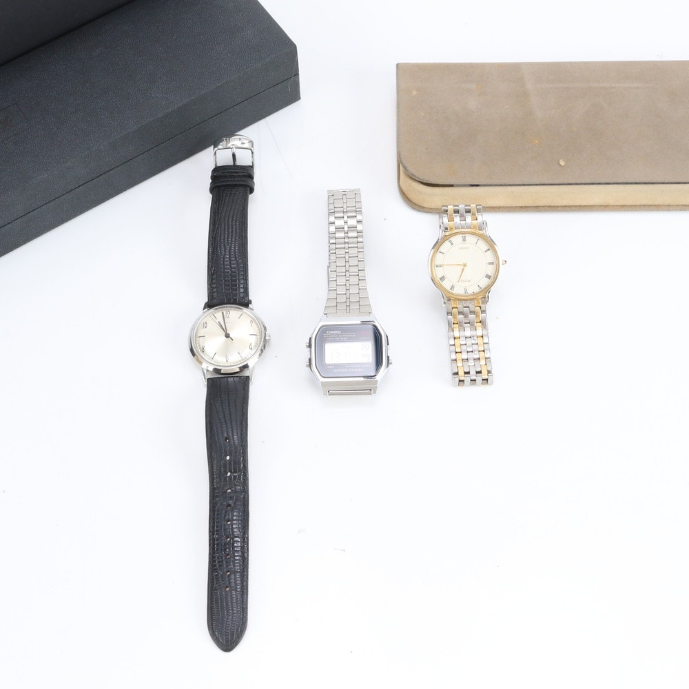 セイコー ■まとめ 3点 セット■TIMEX CASIO腕時計