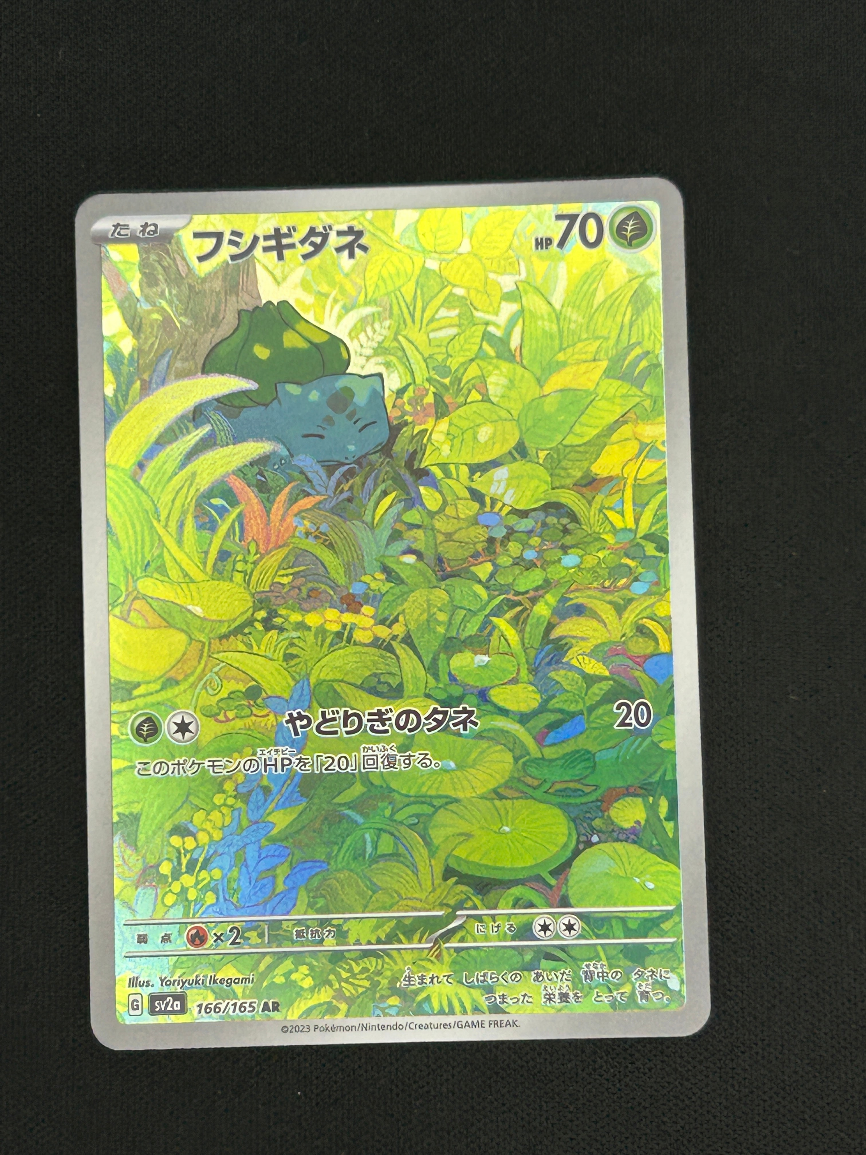 フシギダネ AR[SV2a 166/165](強化拡張パック「ポケモンカード151」)