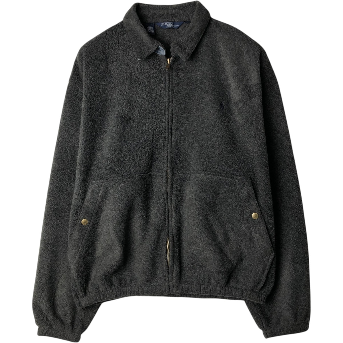 古着 90年代 ラルフローレン Ralph Lauren POLO by Ralph Lauren スイングトップタイプ フリースジャケット USA製 メンズL相当 ヴィンテージ/eaa627023