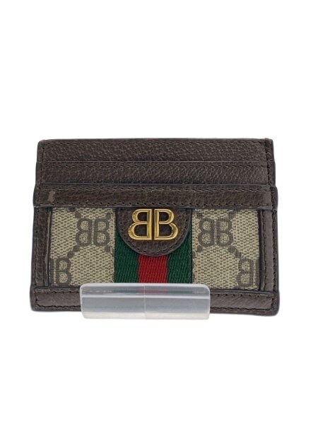 C (やや傷や汚れあり)】グッチ x バレンシアガ ハッカー カードケース