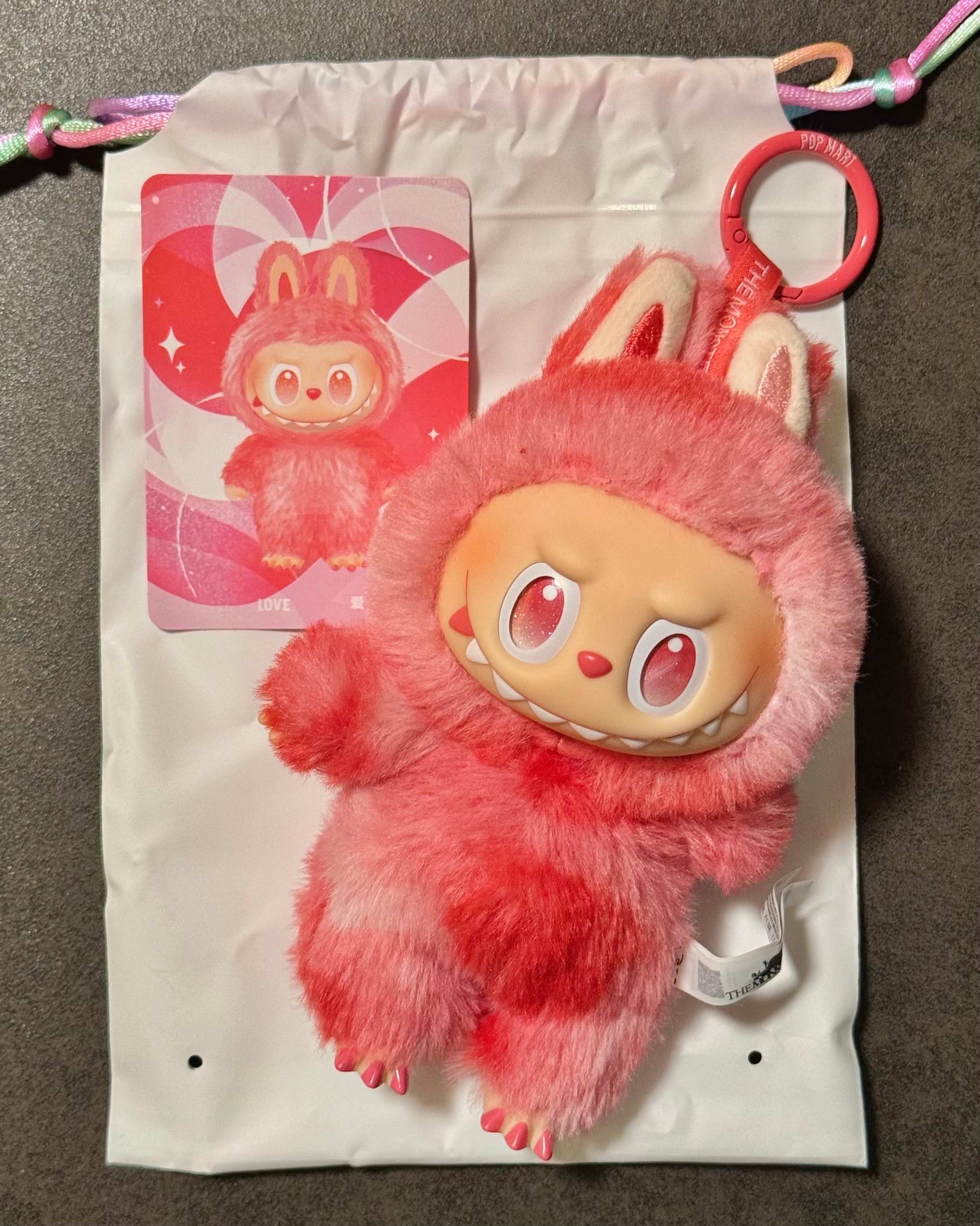 POP MART THE MONSTERS (LABUBU) Big into Energy Series Plush Pendant LOVE