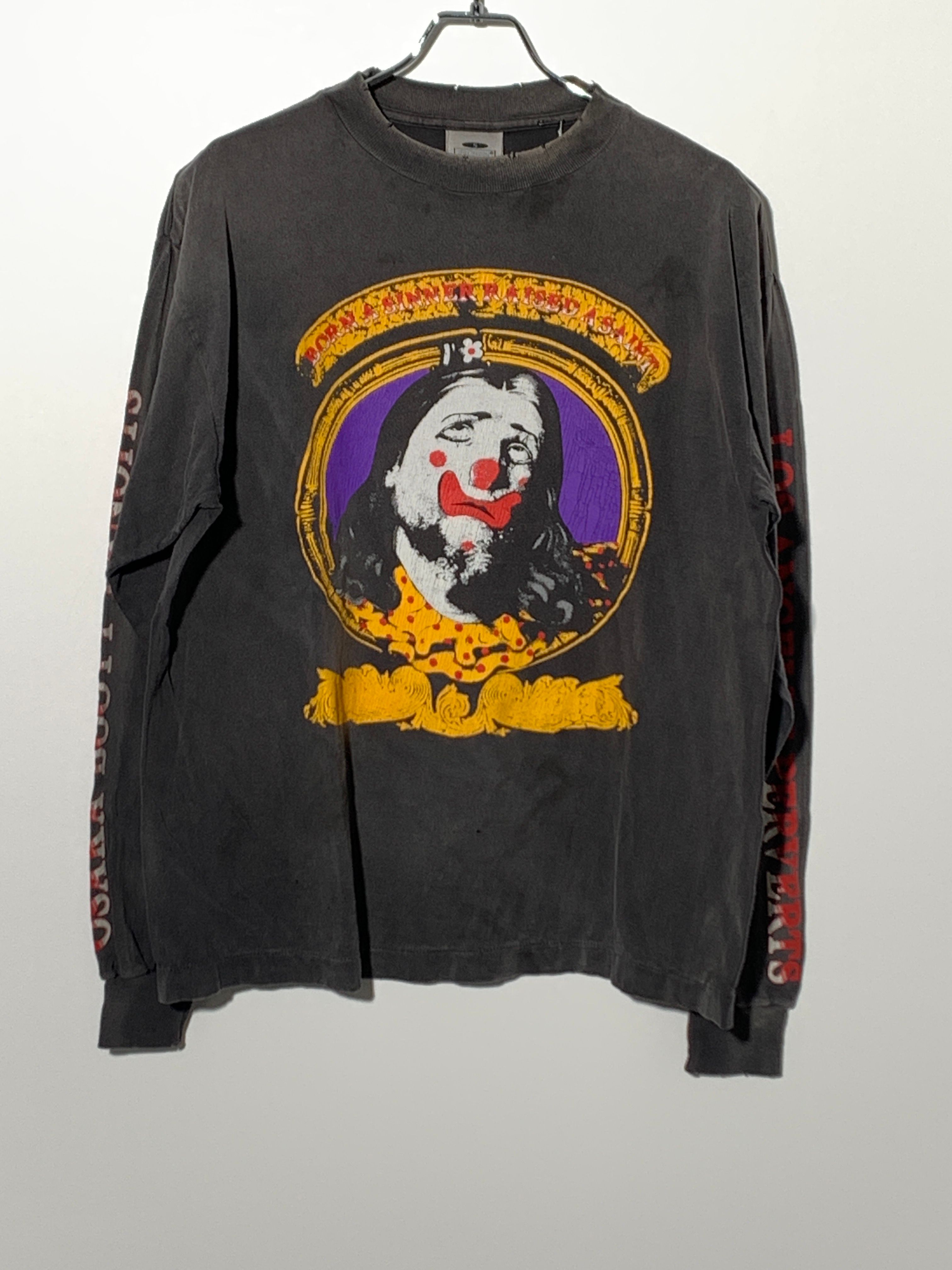 SAINT Mxxxxxx x Born x Raised BR_LS Tee_Born Saint "Black"