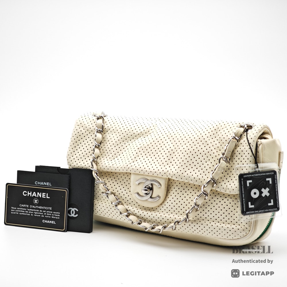 CHANEL シャネル ココマーク パンチングレザー ココマーク 12130472 ショルダーバッグ Leather レディース
