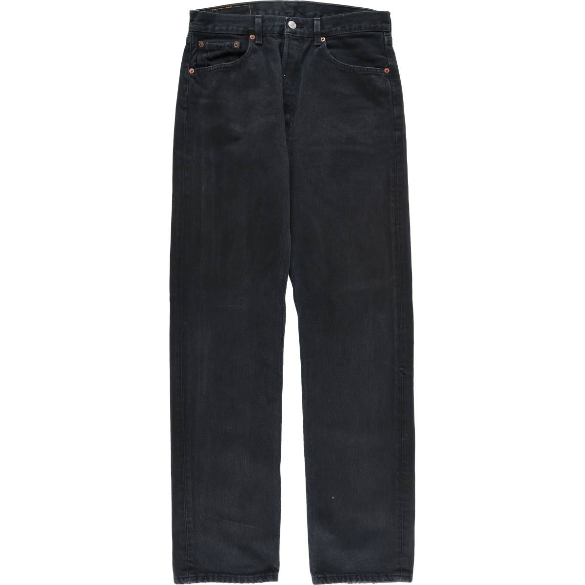 古着 リーバイス Levi's 501 ユーロモデル ブラックデニム ストレートデニムパンツ メンズw30相当/eaa612041
