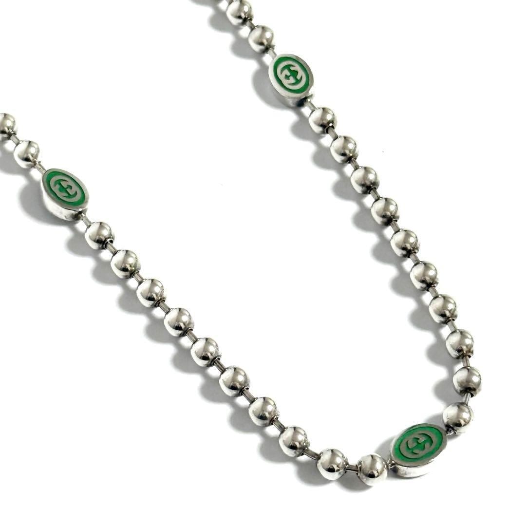 【人気】グッチ メンズ レディース ネックレス ペンダント GG ボールチェーン