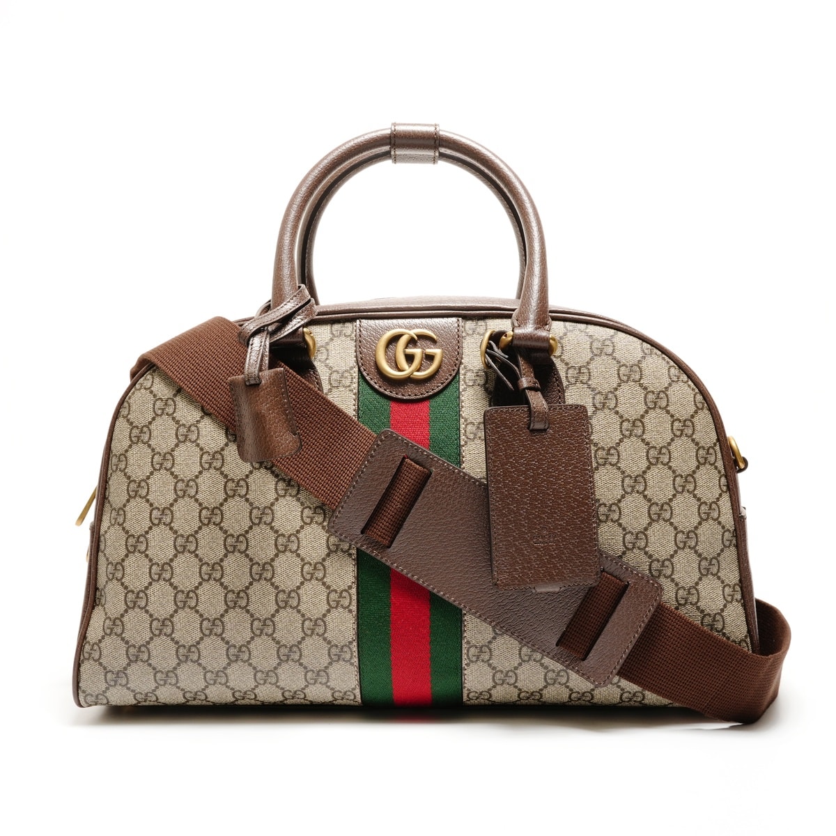 グッチ GUCCI GGスプリーム ダッフルバッグ ボストンバッグ 2way 723309 ハンドバッグ【中古】
