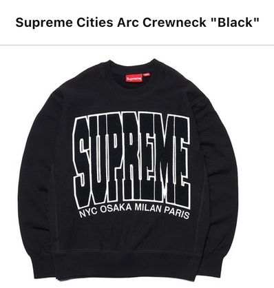 Cities Arc Crewneck "Black"