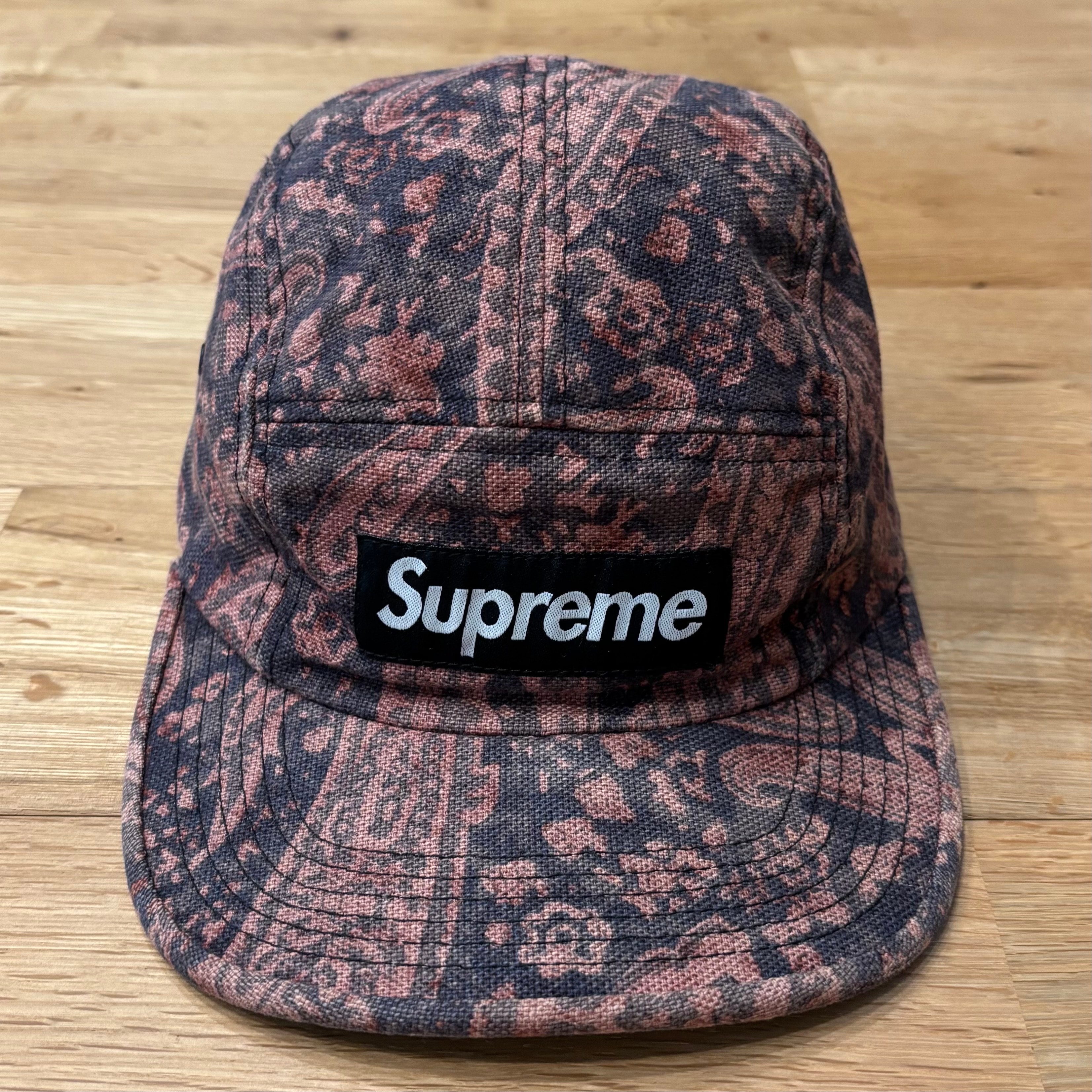 Supreme Side Mesh Piping Camp Cap 