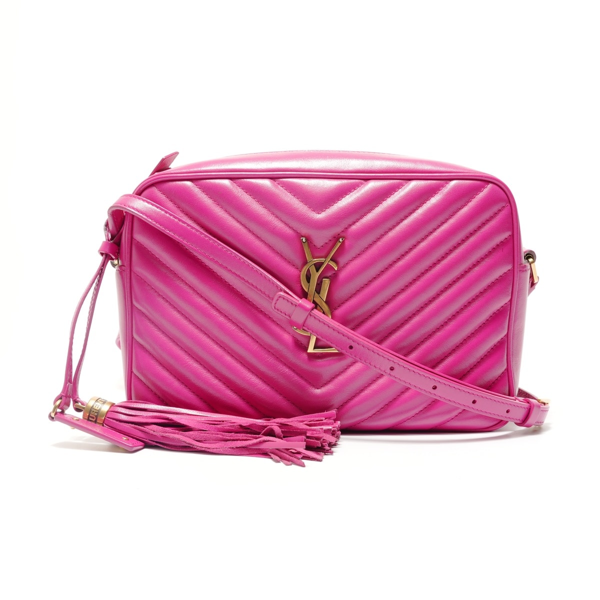 イヴ・サンローラン YSL キルティング ショルダーバッグ【中古】