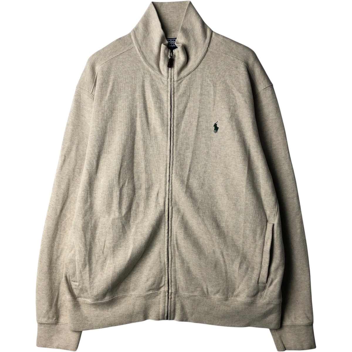 古着 ラルフローレン Ralph Lauren POLO by Ralph Lauren フルジップスウェットシャツ トレーナー メンズXL相当/eaa630144