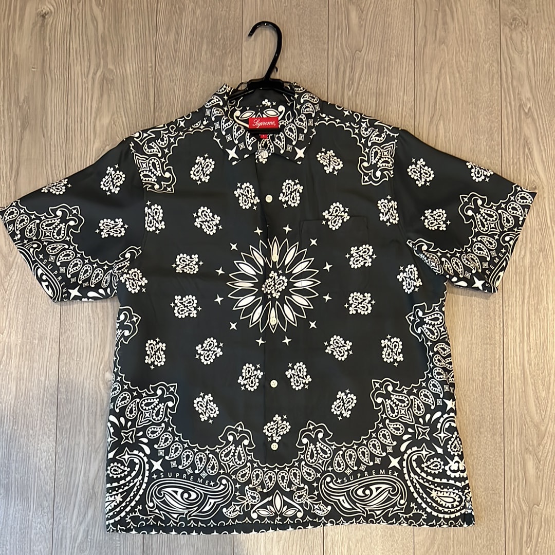 Supreme Bandana Silk S/S Shirt 