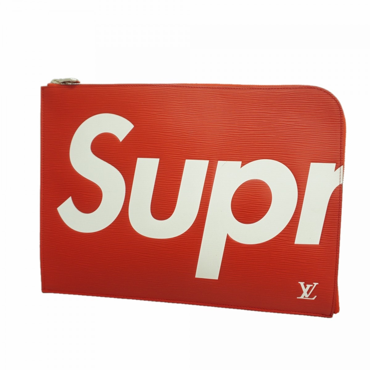 ★最終価格【6gd4803-k】ルイヴィトン クラッチバッグ エピ SUPREME ポシェット ジュールGM M67722 レッド【中古】レディース