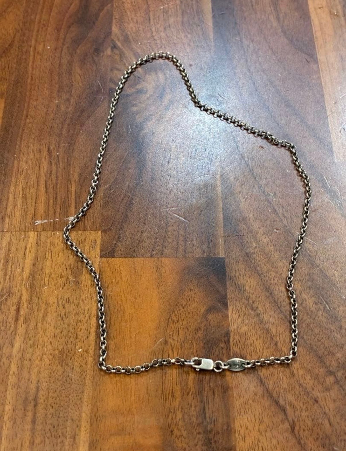 Chrome Hearts Roll Chain Necklace "Silver"