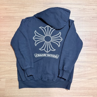 Chrome Hearts CH Plus Print Zip Hoodie "Black"