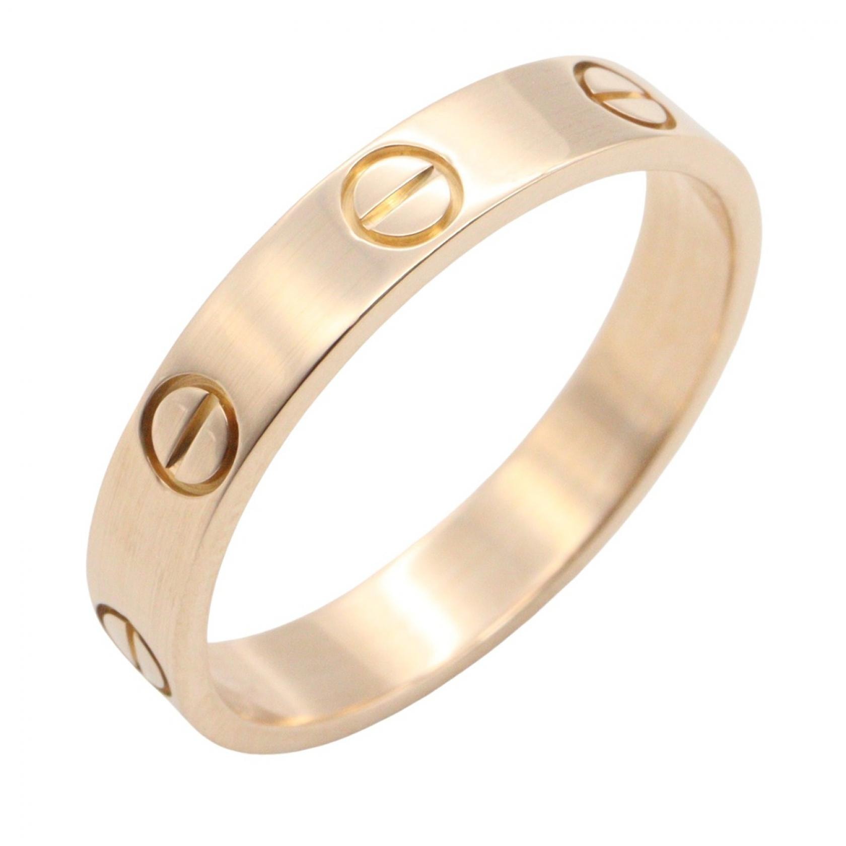 カルティエ CARTIER ミニラブリング リング・指輪 ジュエリー K18PG(ピンクゴールド) メンズ レディース ゴールド系 B4085200 【中古】
