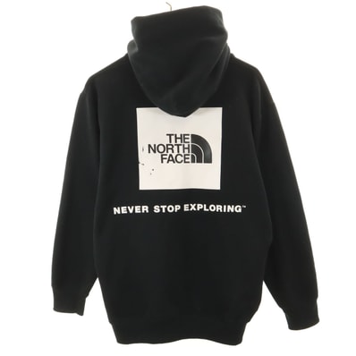 THE NORTH FACE ノースフェイス 長袖 スウェットパーカー M ブラック アウトドア NT62040