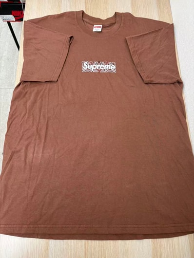 Supreme Bandana Box Logo Tee "Brown"
