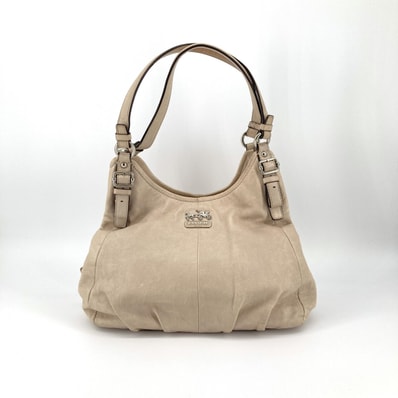 COACH(コーチ) マディソン レザー マギー 16503 ハンドバッグ ベージュ