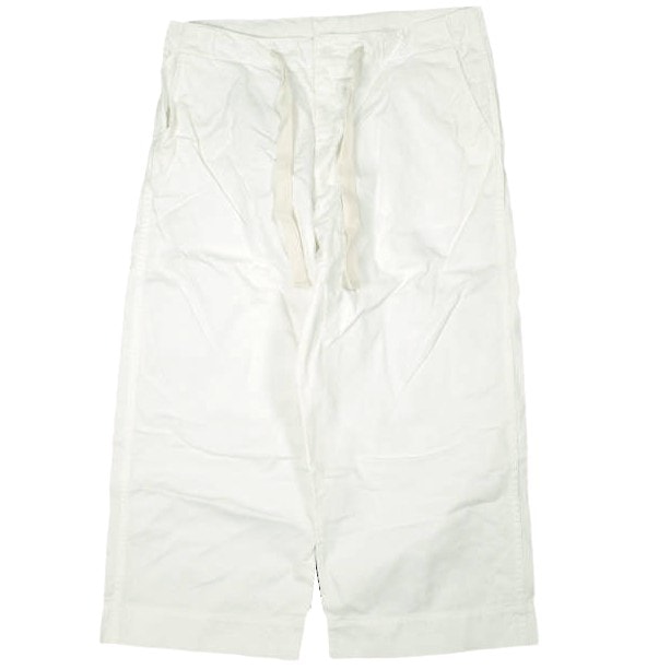 BEAMS BOY ビームスボーイ 日本製 チノワイドイージーパンツ 13-24-0183-718 ONE SIZE WHITE ボトムス g13956