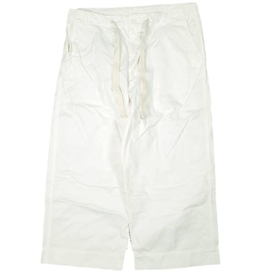 BEAMS BOY ビームスボーイ 日本製 チノワイドイージーパンツ 13-24-0183-718 ONE SIZE WHITE ボトムス g13956