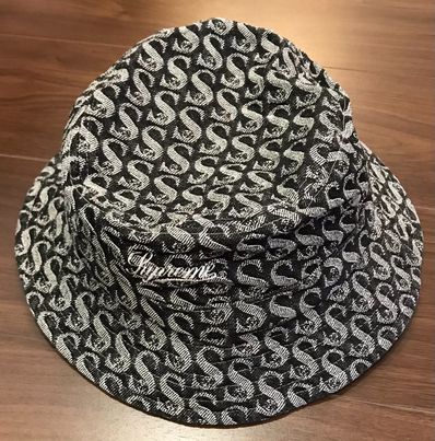 Supreme Monogram Denim Crusher "Black"