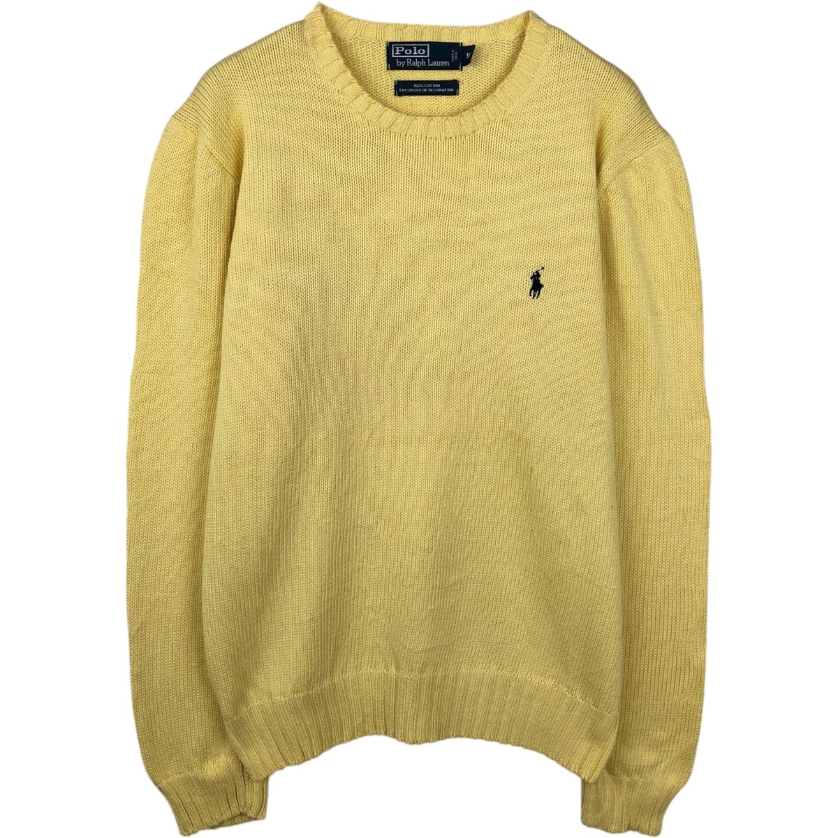 古着 ラルフローレン Ralph Lauren POLO by Ralph Lauren コットンニットセーター メンズM相当/eaa637170