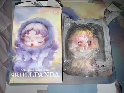 POP MART SKULLPANDA L'impressionnisme Series Plush Doll In the Garden (Secret)