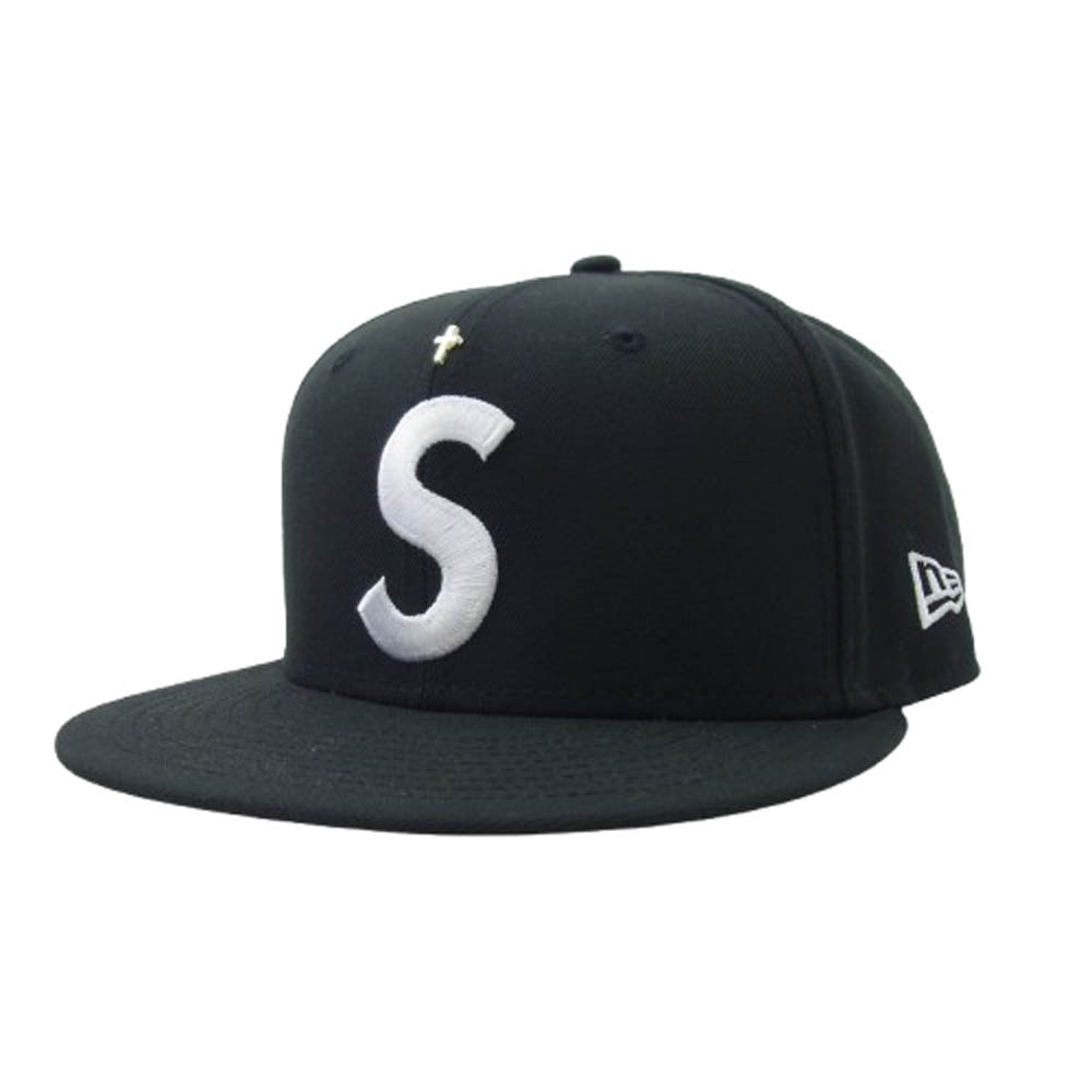 Supreme シュプリーム 帽子 24SS Gold Cross S Logo New Era ゴールド クロス エス ロゴ ニューエラ キャップ 帽子 ブラック系【中古】