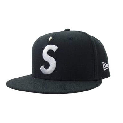 Supreme シュプリーム 帽子 24SS Gold Cross S Logo New Era ゴールド クロス エス ロゴ ニューエラ キャップ 帽子 ブラック系【中古】
