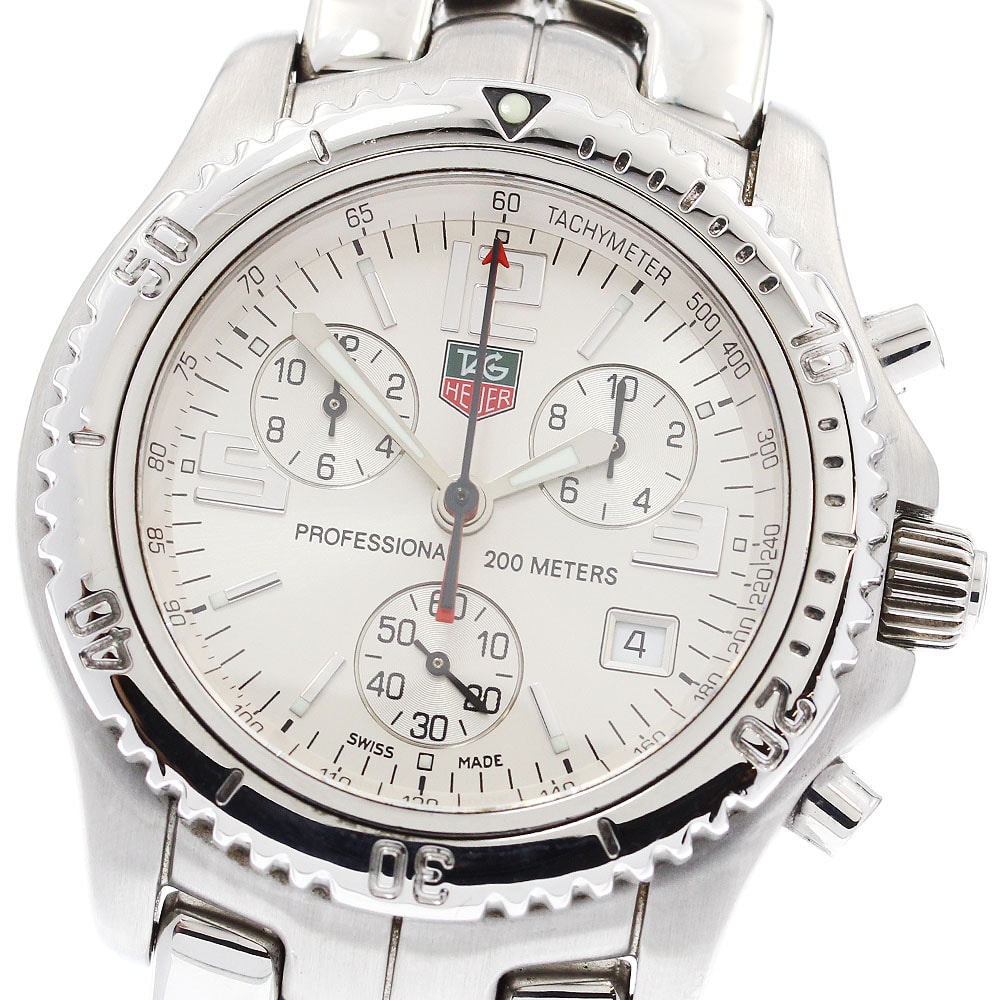 ☆良品  タグホイヤー リンク クロノグラフ CT1112 メンズ 【中古】