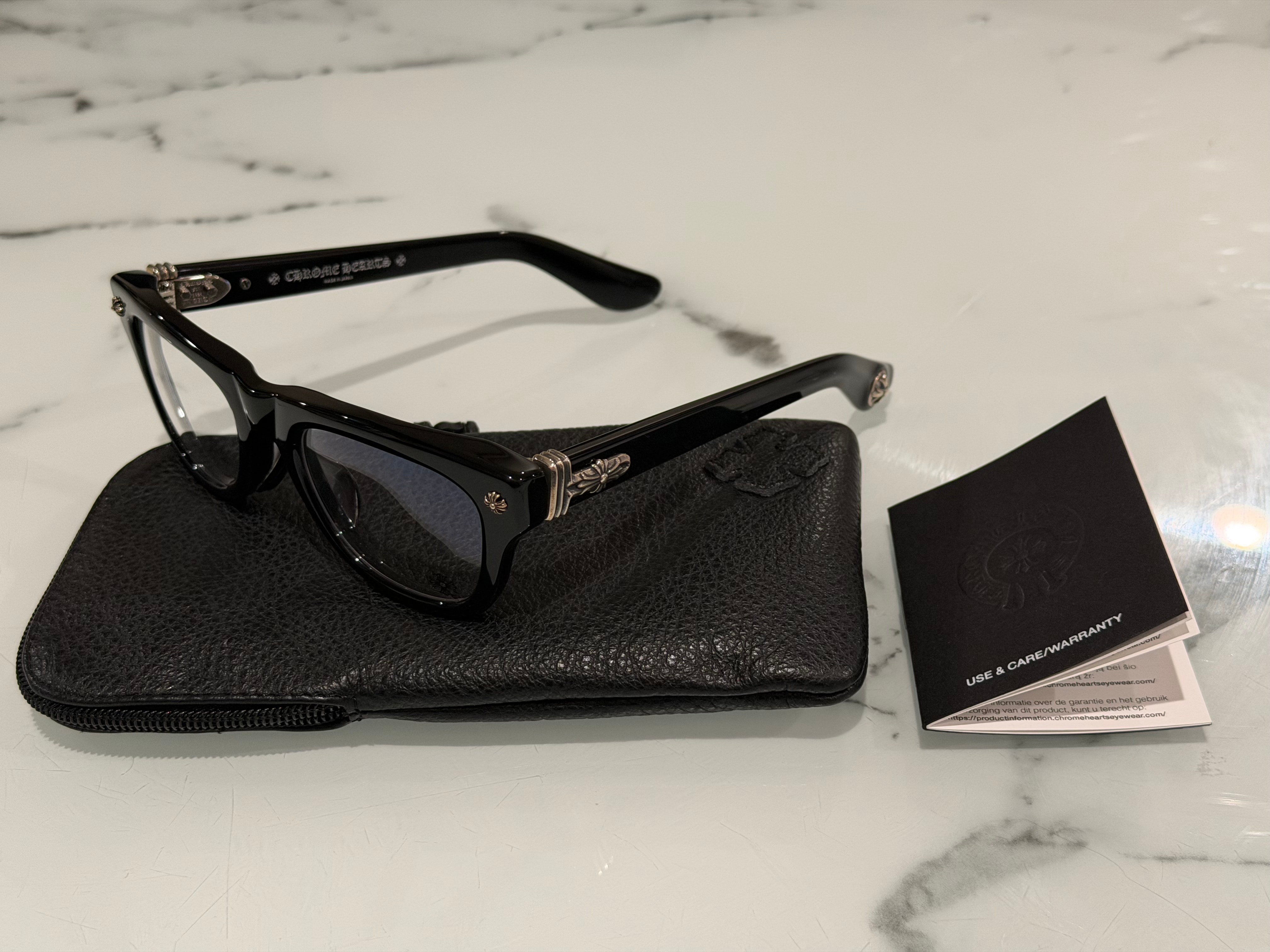 Chrome Hearts TRITITSAGAIN Sunglasses "Black/Silver"