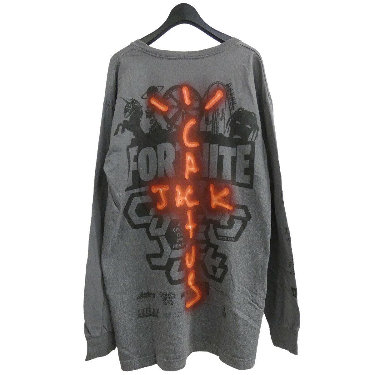 Travis Scott Cactus Jack x McDonald's Smile L S T-Shirt "Washed Black"