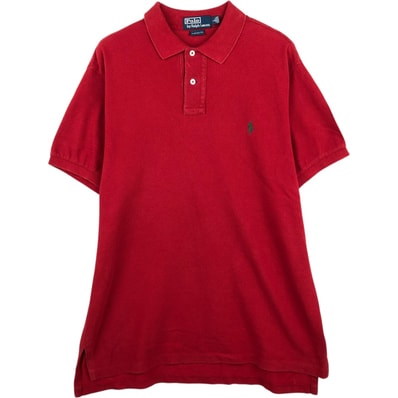 古着 ラルフローレン Ralph Lauren POLO by Ralph Lauren CUSTOM FIT 半袖 ポロシャツ メンズL相当/eaa623035