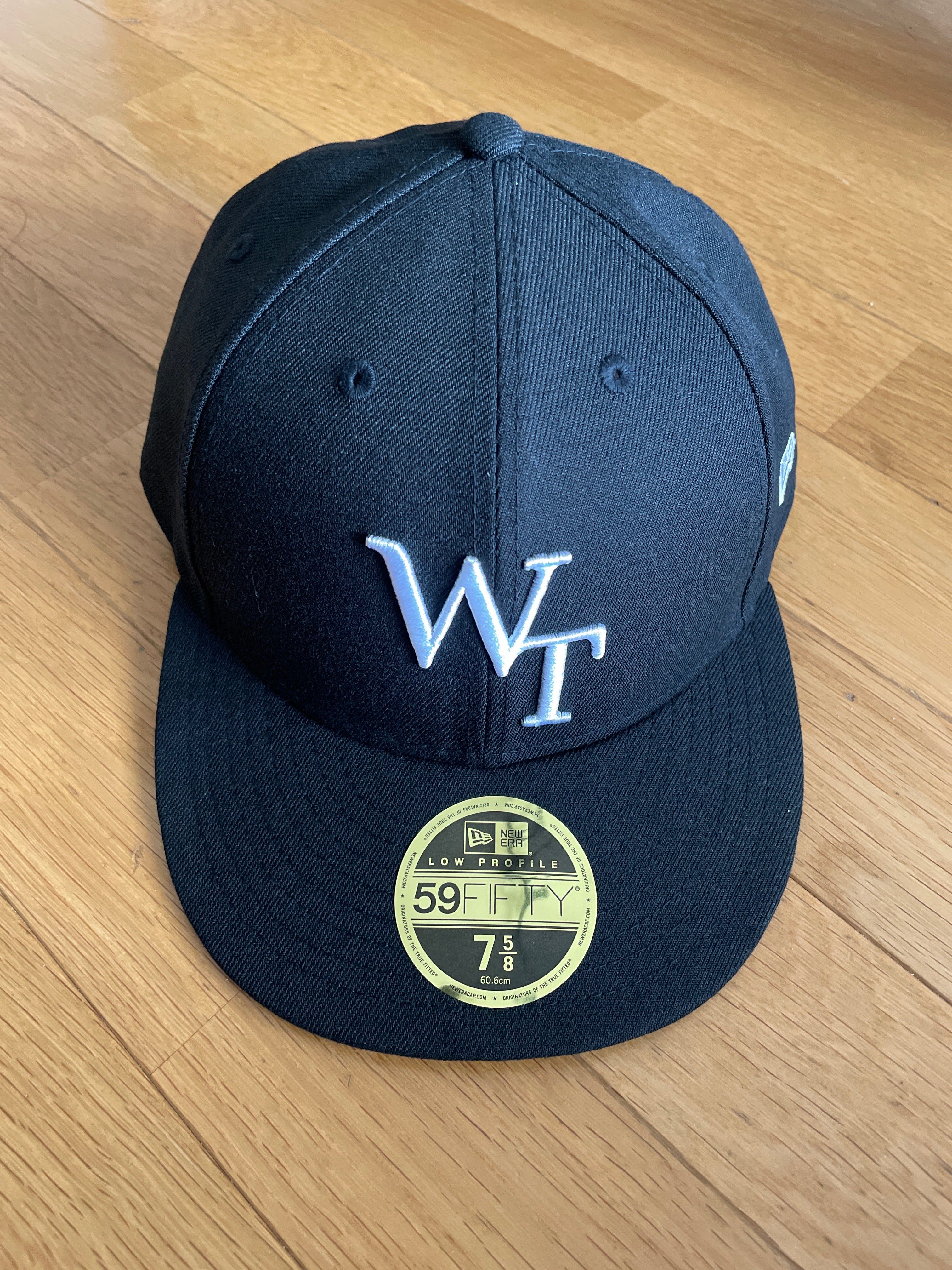 Wtaps x NEWERA 59FIFTY LOW PROFILE / CAP / POLY. TWILL. "Black" 221NENED-HT01