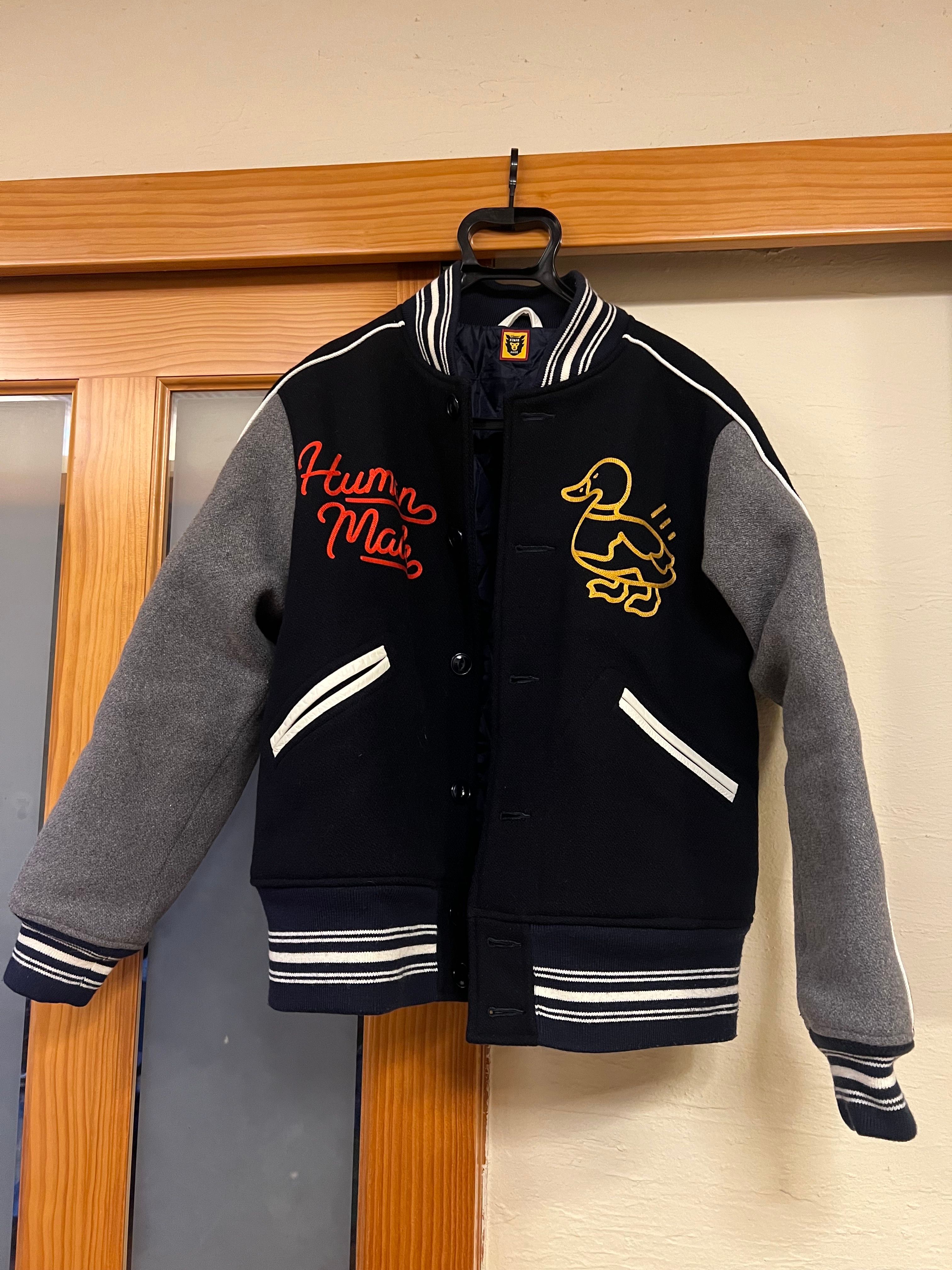 HUMAN MADE VARSITY JACKET "Navy"